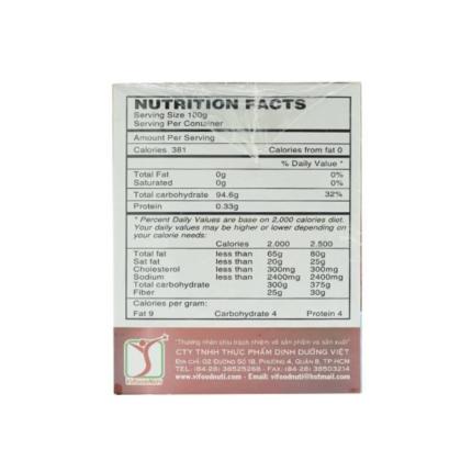 Thành phần Bột Calories - MD