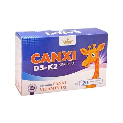 Canxi D3 K2 Kingphar (Hộp 20 ống)