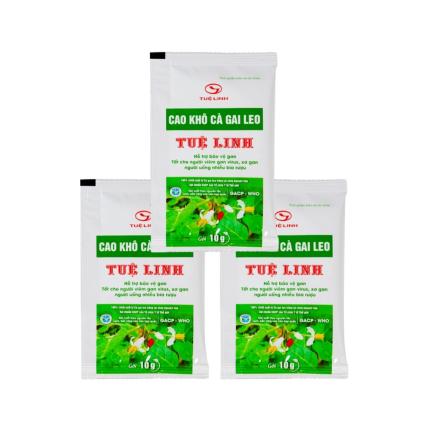 Cao Khô Cà Gai Leo Tuệ Linh - Bảo vệ, giải độc gan gói 10g