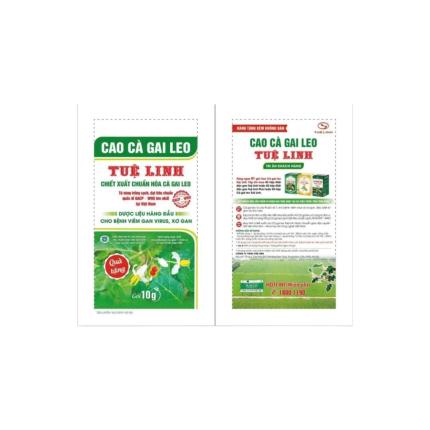 Cao Khô Cà Gai Leo Tuệ Linh - Bảo vệ, giải độc gan gói 10g