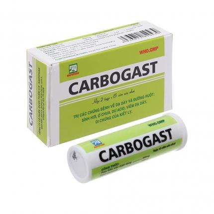 Carbogast - Hỗ trợ điều trị ợ hơi, ợ chua, kiết lỵ