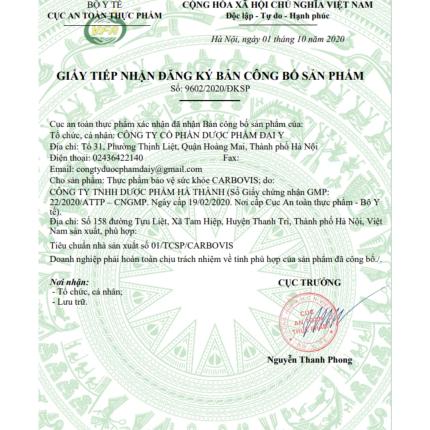 Carbovis Đại Y - Bổ tỳ, kiện vị, giảm khó tiêu, đầy bụng