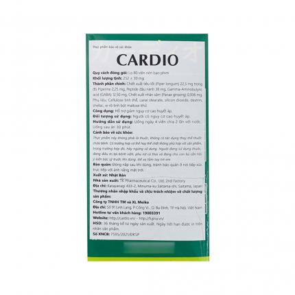 Cardio Fujina - Hỗ trợ giảm nguy cơ cao huyết áp