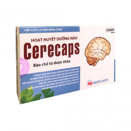 Thuốc Cerecaps - Hỗ trợ tuần hoàn máu não, cải thiện trí nhớ