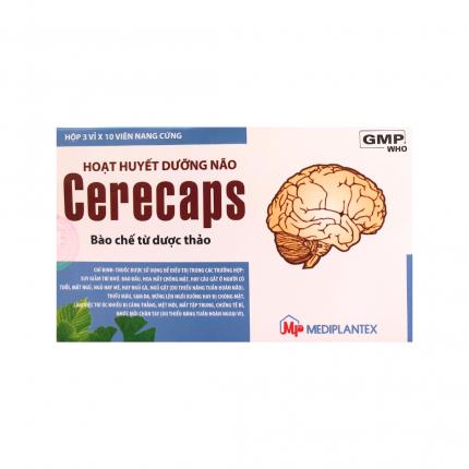 Thuốc Cerecaps - Hỗ trợ tuần hoàn máu não, cải thiện trí nhớ