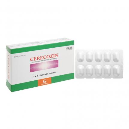 Cerecozin Citicolin - Hỗ trợ các tổn thương cho não