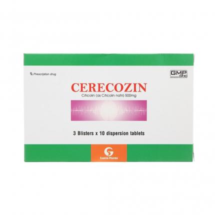 Cerecozin Citicolin - Hỗ trợ các tổn thương cho não
