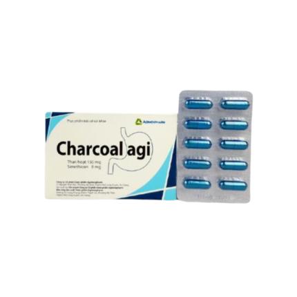 Charcoal Agi - Giảm chướng bụng, đầy hơi, khó tiêu