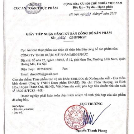 Chilidol - Bảo vệ giọng nói, giảm khản tiếng