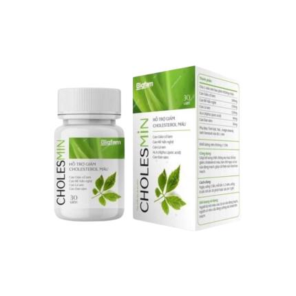 Cholesmin - Giảm mỡ máu, giảm nguy cơ xơ vữa động mạch