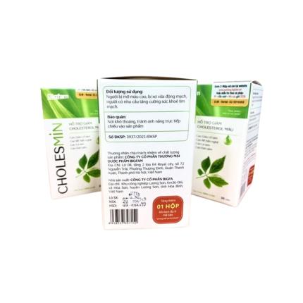 Cholesmin - Giảm mỡ máu, giảm nguy cơ xơ vữa động mạch