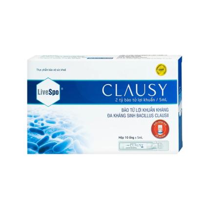 Dung dịch Clausy Livespo bào tử lợi khuẩn kháng đa kháng sinh