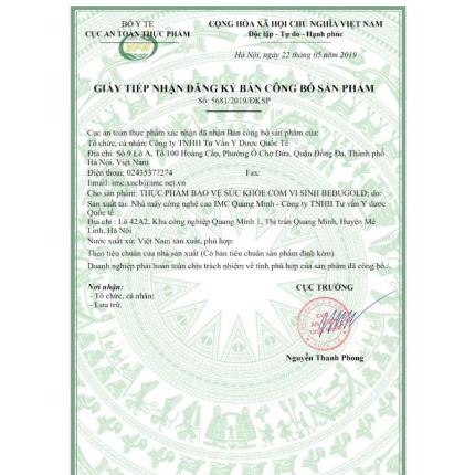 Cốm Vi Sinh Bebugold