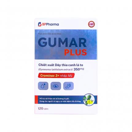 Combo 3 Hộp Gumar Plus hỗ trợ tiểu đường (120 viên/hộp)