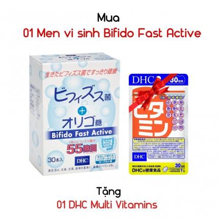 combo Bifido Fast Active va DHC multi vitamins