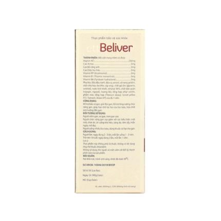 Ctt Beliver - Giải độc, tăng cường chức năng gan hộp 60 viên