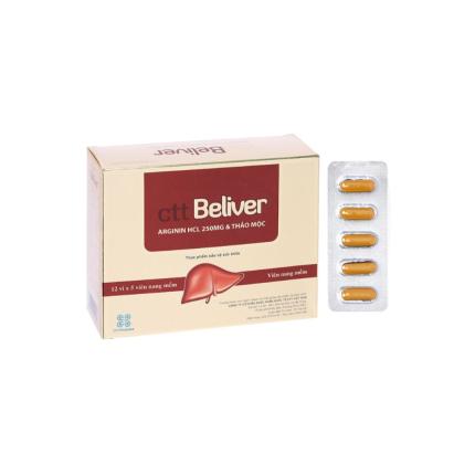 Ctt Beliver - Giải độc, tăng cường chức năng gan hộp 60 viên