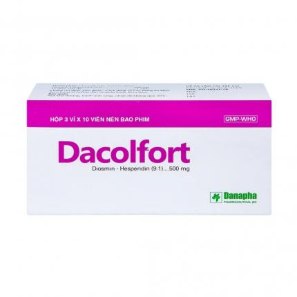 Dacolfort 500mg - Điều trị suy tĩnh mạch, mạch bạch huyết