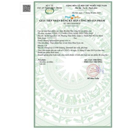 DAO Nordic Health Blue Eyes CT TNHH Công Nghệ Tiên Tiến Dao