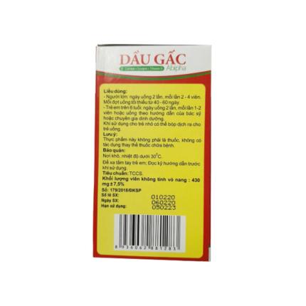 Dầu Gấc Abiphar - Giảm khô mắt, tăng cường thị lực