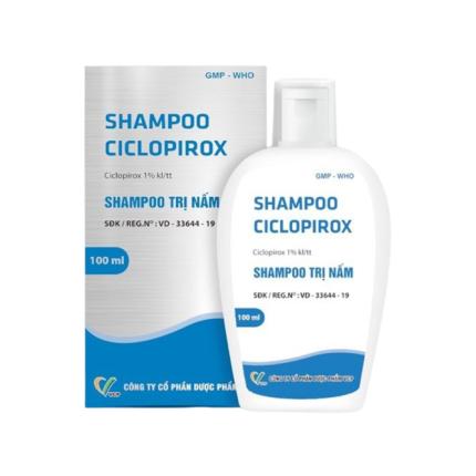 Dầu Gội Shampoo Ciclopirox Điều Trị Nấm Ngoài Da Chai 100ml