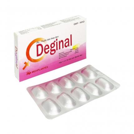 Deginal - Viên đặt âm đạo điều trị nhiễm khuẩn