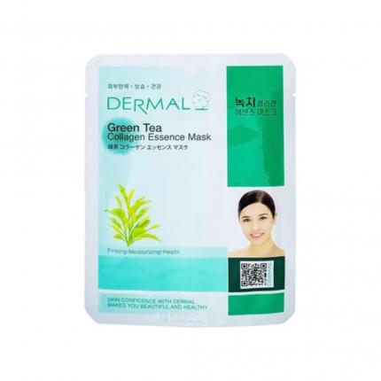 Dermal Green Tea Collagen Essence Mask - Giúp da sáng mịn