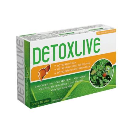 Detoxlive (Hộp 3 Vỉ X 10 Viên)