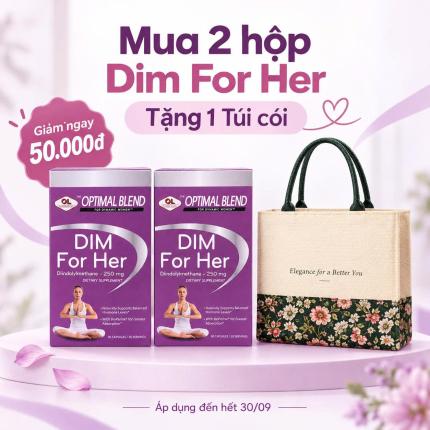 Dim For Her - Hỗ trợ cân bằng nội tiết tố nữ