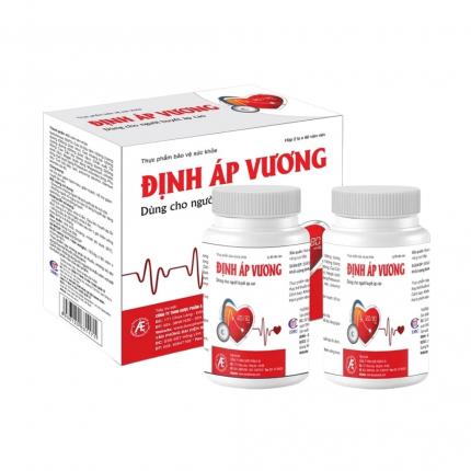 Định Áp Vương hộp gồm 2 lọ 90 viên