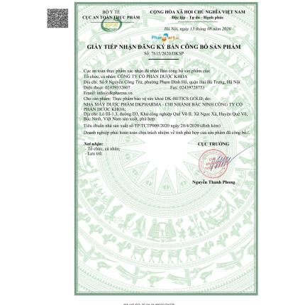 DK BETICS GOLD THƯƠNG MẠI DƯỢC KHOA