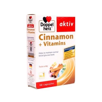 Doppelherz Aktiv Cinnamon + Vitamins (30 Viên)