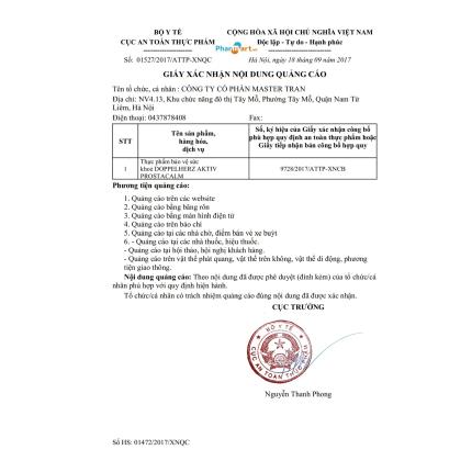 Giấy phép quảng cáo