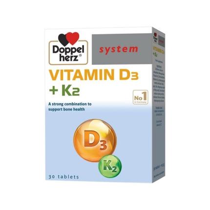 Doppelherz Vitamin D3 + K2 (30 Viên)