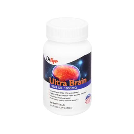 DrLife Ultra Brain - Hỗ trợ sức khỏe tim mạch, não bộ, thị lực