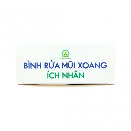 Dụng cụ rửa mũi Ích Nhân - Hỗ trợ điều trị nghẹt mũi hộp 1 bình + 30 viên