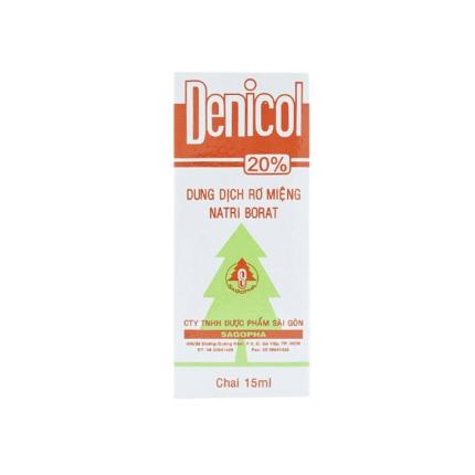 Dung Dịch Rơ Miệng Denicol 20%