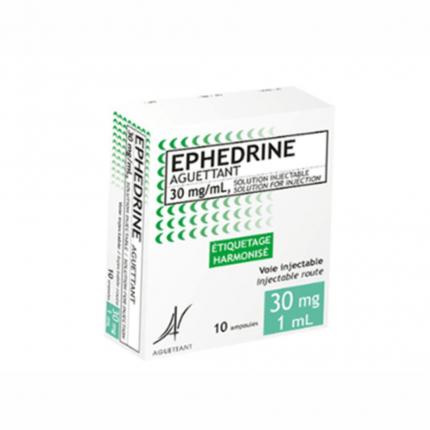 Dung dịch tiêm Ephedrine Aguettant 30mg/ml