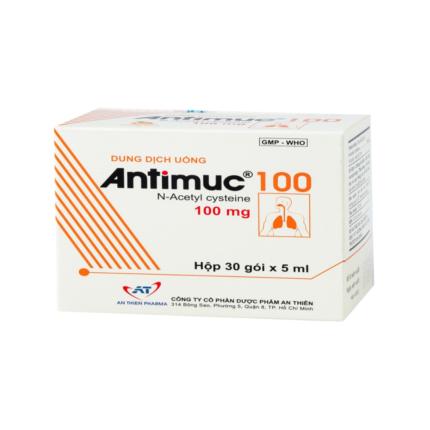 Dung Dịch Uống Antimuc (100 Mg) Hỗ Trợ Tiêu Chất Nhày Trong Bệnh Nhày Nhớt, Bệnh Lý Hô Hấp