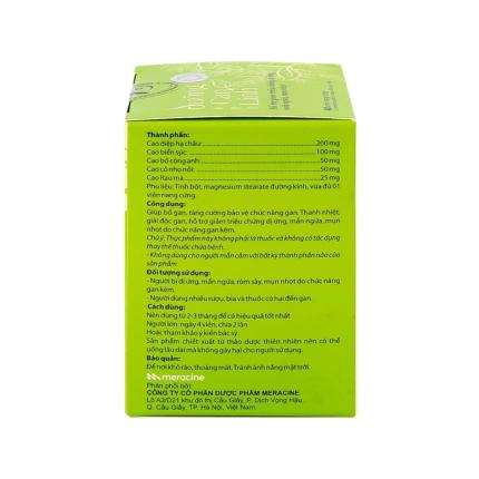 Dưỡng Can Linh - Giải độc, bổ gan hộp 40 viên