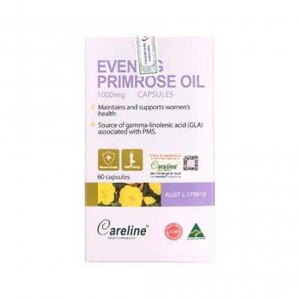 Evening Primrose Oil Careline - Cân bằng nội tiết tố giúp da sáng mịn