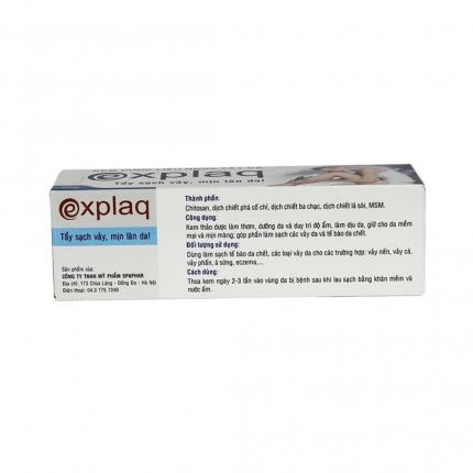 Explaq - Hỗ trợ làm sạch vảy nến, mịn màng làn da
