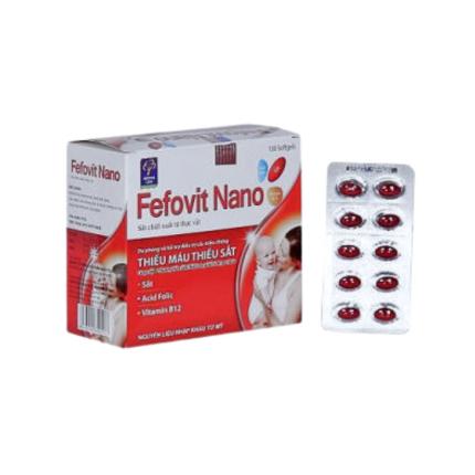 Fefovit Nano - Hỗ trợ tạo máu, giảm nguy cơ thiếu máu