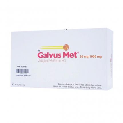 Galvus Met 50mg/1000mg - Điều trị đái tháo đường tuýp II