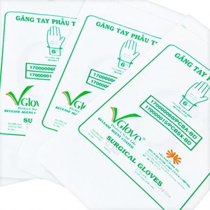 Găng Tay Phẫu Thuật Surgical Gloves 6.5 Vglove