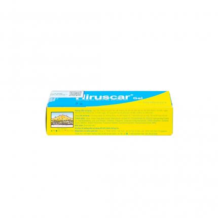 Mặt bên gel bôi sẹo lồi Hiruscar