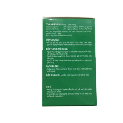 Giải Độc Gan Bảo Nguyên - Tăng cường chức năng gan hộp 60 viên