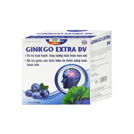 Ginkgo Extra DV - Hỗ trợ hoạt huyết, tăng tuần hoàn nã