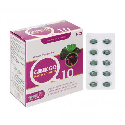 Ginkgo Natto Coenzym Q10 tăng cường tuần hoàn não