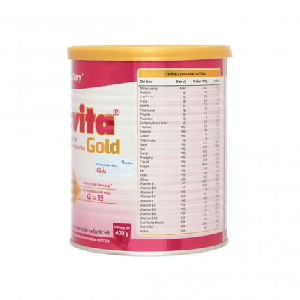 Gluvita Gold - Sữa bổ sung inh dưỡng cho người đái tháo đường lon 400g